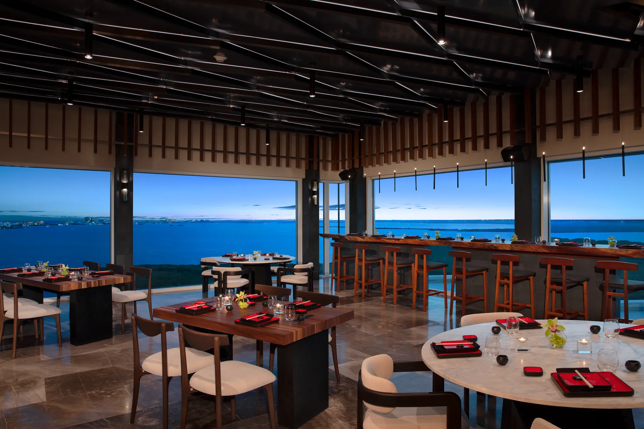 Silk City Pan-Asian restaurant render at Breathless Cancun Soul